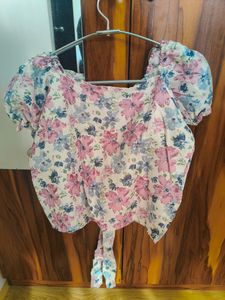 ZARA FLORAL TOP