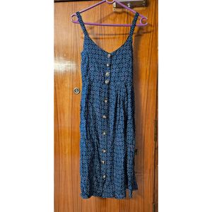 Womens Strap Midi Dress Sleeveless Casual Dres