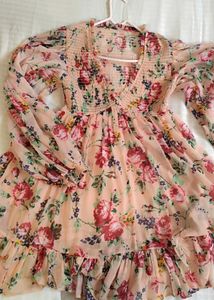 Chiffon Mini Dress