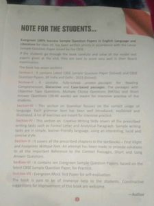 Class 10th English Sample Paper