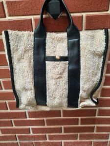 Shearling Tote Bag