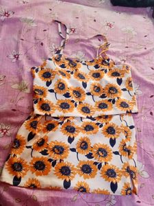 It'S A Two Pieces Floral Dress That I Bought