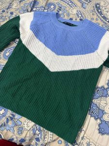 Colorful Knit Sweater