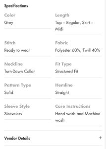 Solid Turn Down Collar Co-ord Set