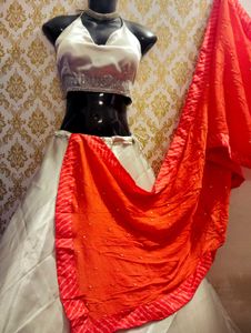 Elegant Halter Top Lehenga Skirt Festival Dhamaka