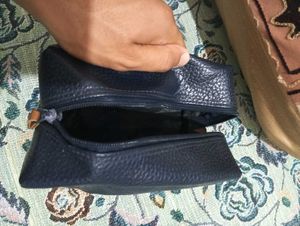 Vintage Leather toiletry travel bag