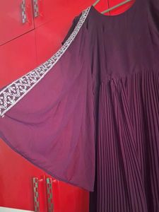 Marron Dress For Party And Function Wear