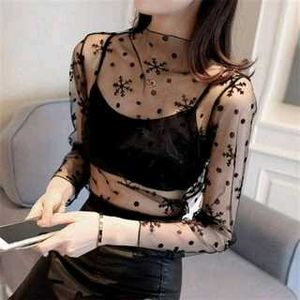 Black Mesh Top