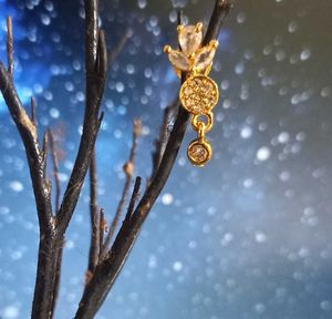 COMBO of 1 gm Gold Covered Anklet &amp; drop Earrings