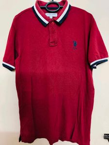 US Polo Assn. Maroon T-shirt