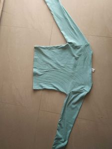 Sky SeBlue Square Neck Top
