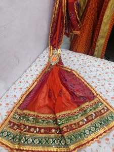 Rajasthani Pure Chiffon Marwadi Broch Odhna