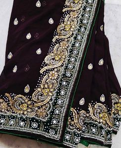 ❤️Beautiful Work Saree 💖 🥻