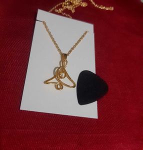 Guitar Pick Necklace Handmade