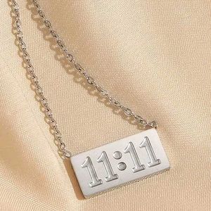 11:11 Silver Necklace
