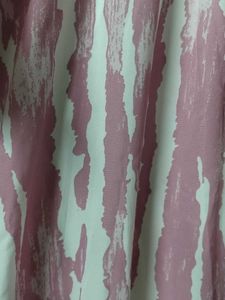 Pink Patterned Midi Dress