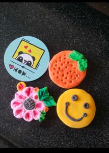 Funky Fridge Magnet Set
