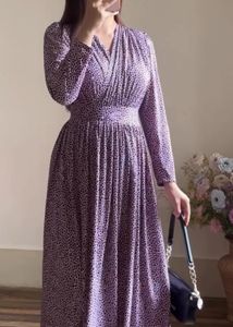 Patterned Midi Dress