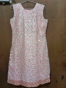 Sequin Embellished Kurta sharara set