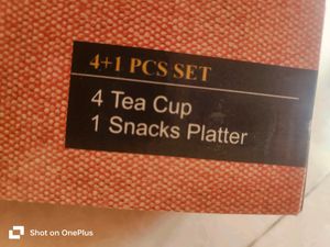 4 Pcs Set And Platter