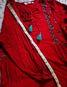 Dark Red Max top/tunic