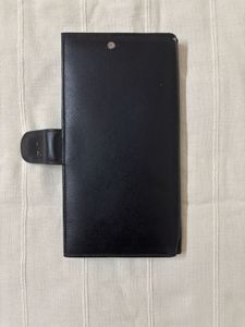 Genuine Leather Black Ladies Wallet