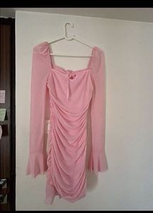 Pink Bodycon Mini Dress Lulu&amp;sky Brand