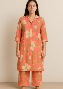 Peach Co Ord Set L/XL
