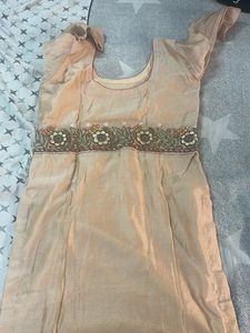 Dhoti Style Silk Blend Suit Holi Sale 50% Off