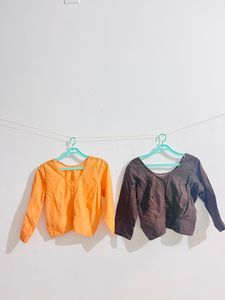 2 Tow Blouses. Blouses Combo Offer. Combo Blouses