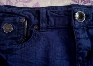 Only Royal Blue Denim Skirt