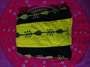 Striped Ethnic Wrapper Skirt