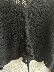 Drawstring Pullover Sweater