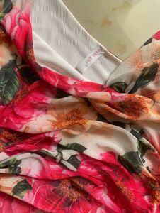 Floral One-Shoulder Dress