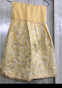 Gold Embellished Kurti Shara Set
