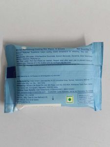 MINISO Black Cologne Refreshing Cooling Wet Wipes