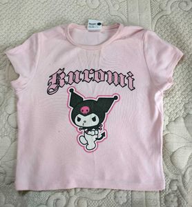 Bershka Kuromi Graphic Tee