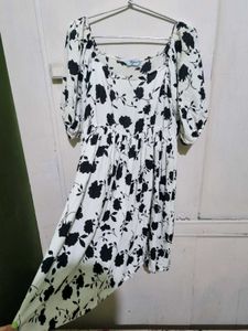 Beautiful Comfy Floral Print Mini Dress