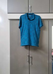 Blue Patterned Shirt