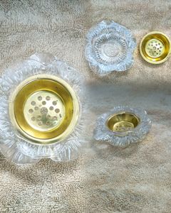 Glass Flower Incense Burner(1piece)