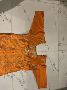 Elegant Orange Kurta
