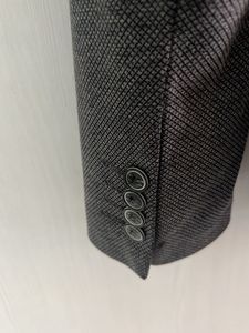 Gray Casual Blazer
