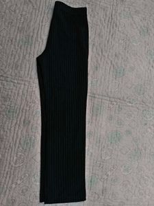 Formal Striped Black Pants