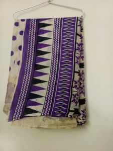 Elegant Polka Dot Saree