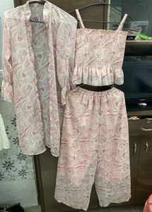 Pink Floral 3 Co-ord Set
