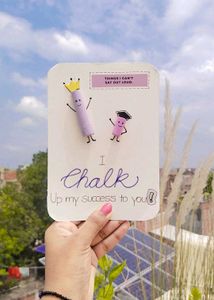 Handmade 'I Chalk' Teacher's Day Card