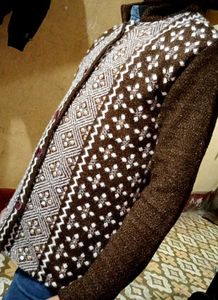 Patterned Knit Cardigan