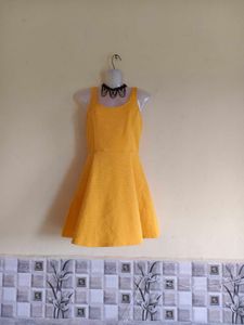 Size S🎁Buy 2 Get 1 Free 🎁Yellow Skater Dress