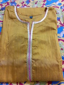 Cotton Silk Kurti Xxl Size ( 44)