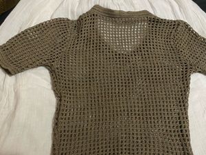Net Knit T-Shirt